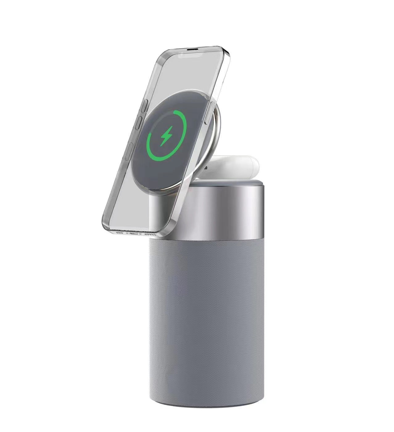 3 In 1 Multi-Function Wireless Charger Portable Bluetooth Speaker With Touch Lamp