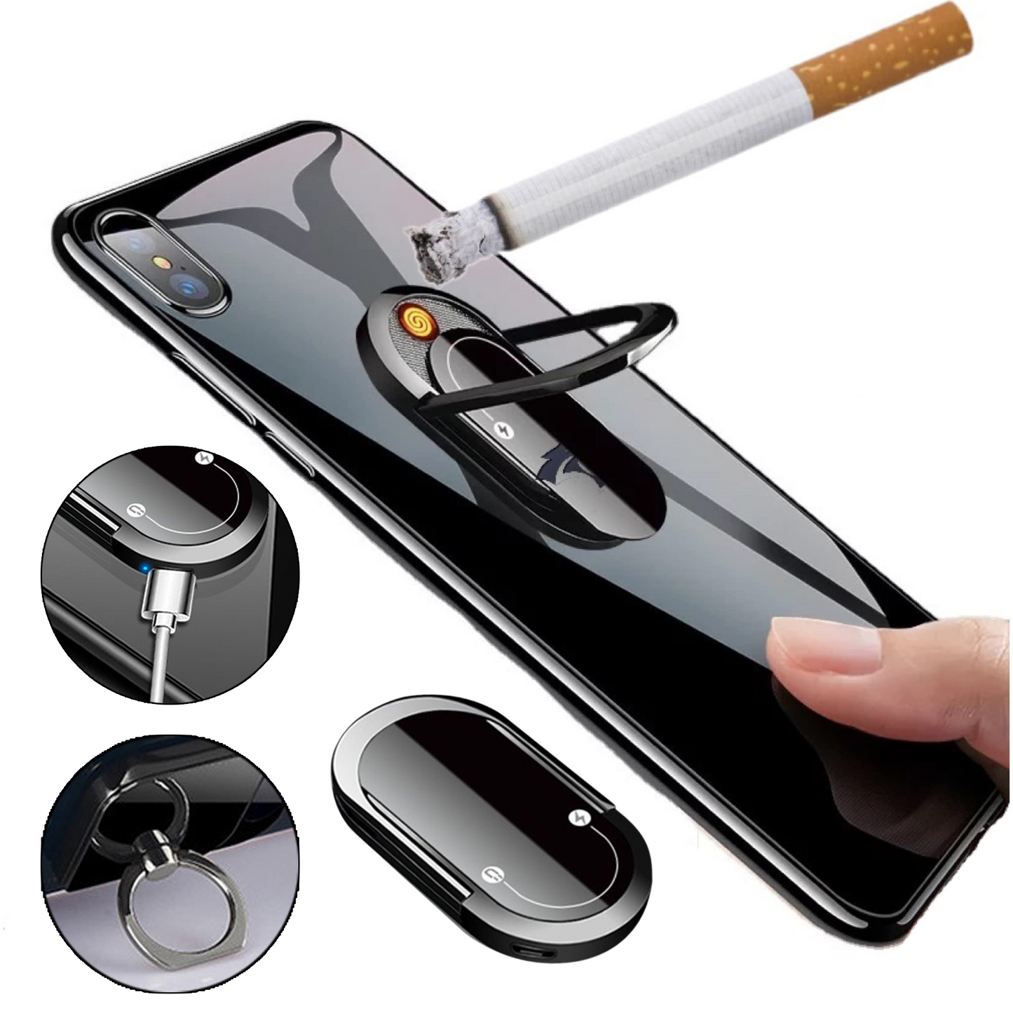 2 In 1 Portable USB Plasma Lighter